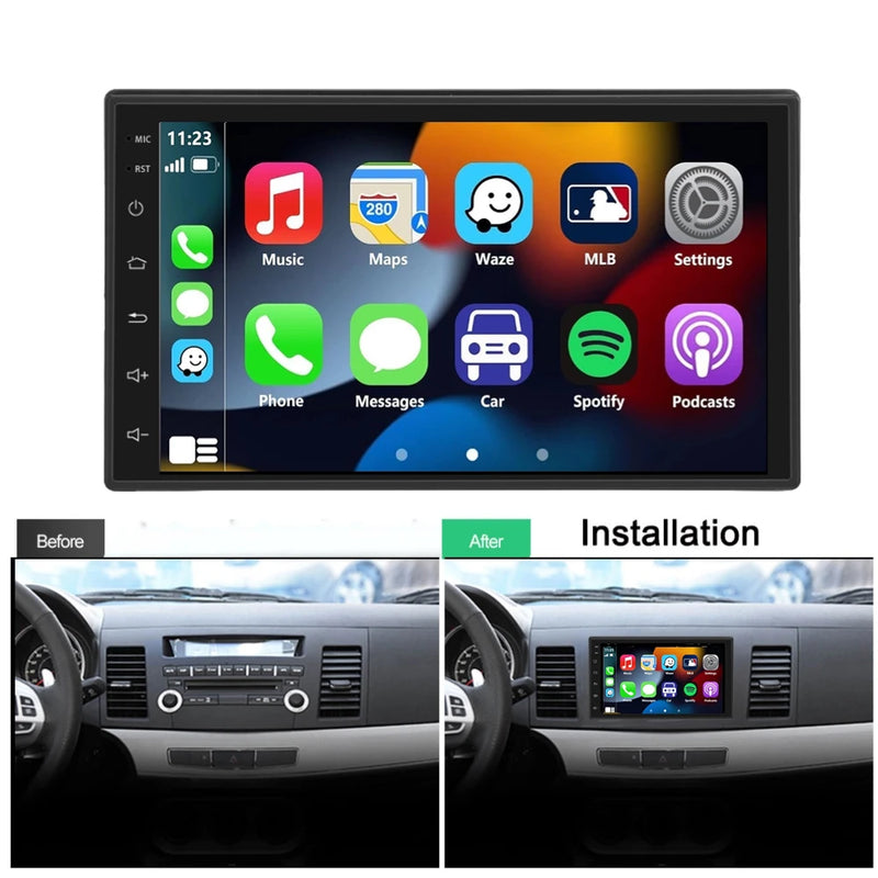 ACODO Android Car Player 7 polegadas 2 Din Multimídia Carplay Rádio Automático Com WiFi Bluetooth FM Navegação Autoradio Estéreo