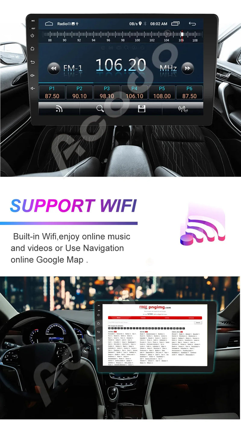 ACODO Android Car Player 7 polegadas 2 Din Multimídia Carplay Rádio Automático Com WiFi Bluetooth FM Navegação Autoradio Estéreo