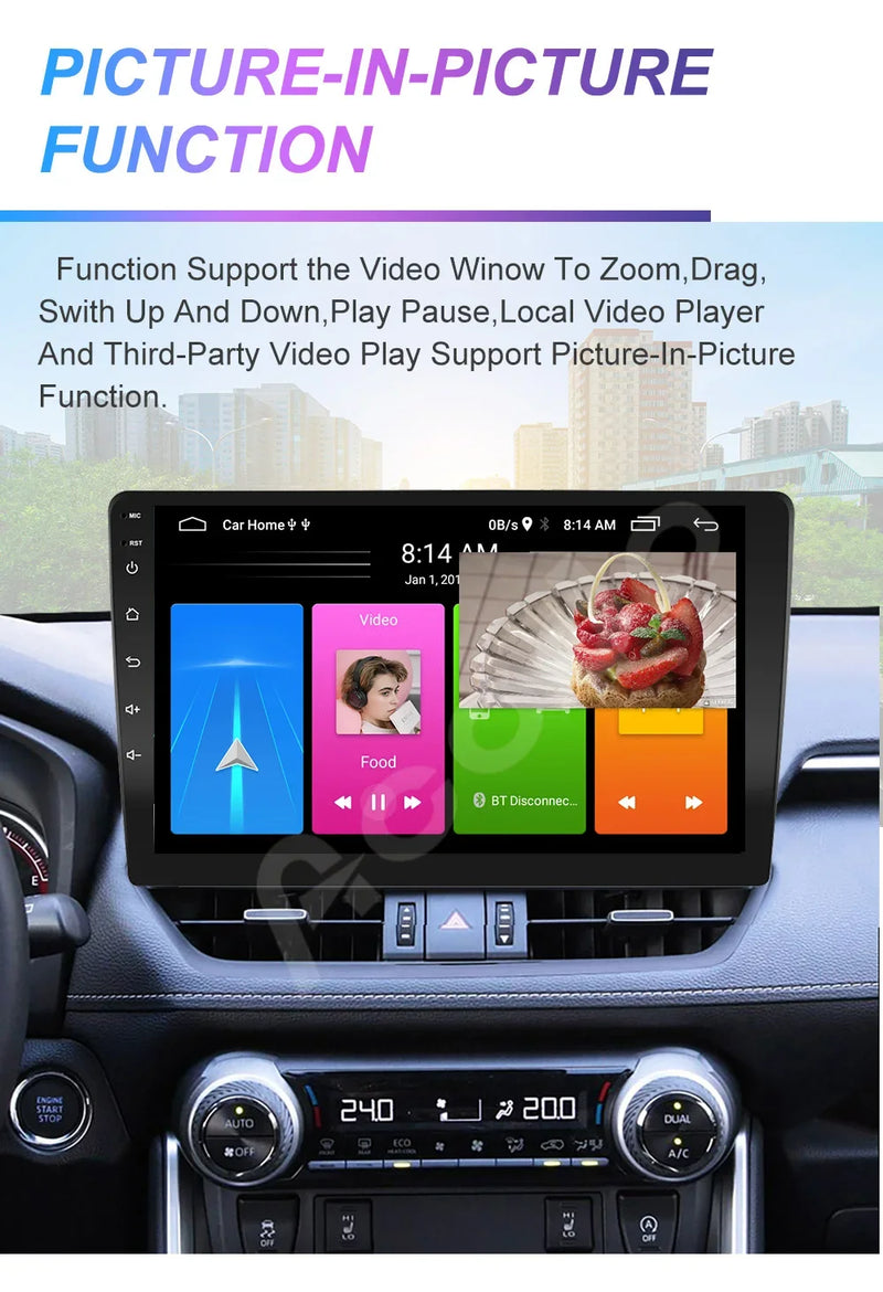 ACODO Android Car Player 7 polegadas 2 Din Multimídia Carplay Rádio Automático Com WiFi Bluetooth FM Navegação Autoradio Estéreo