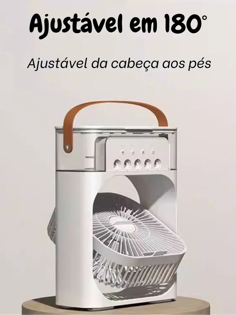 NOVO! 3 em 1 Climatizador Ventilador e Umidificador Refrigerador Usb 3 Modos com Spray Ultrassonico Silencioso