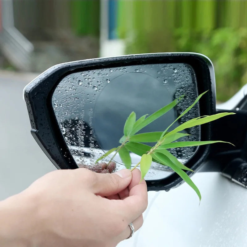 2 pçs chuva do carro espelho retrovisor filmes à prova dwaterproof água anti-nevoeiro espelho do carro capas de chuva janela anti-chuva protetor filme acessórios automóveis