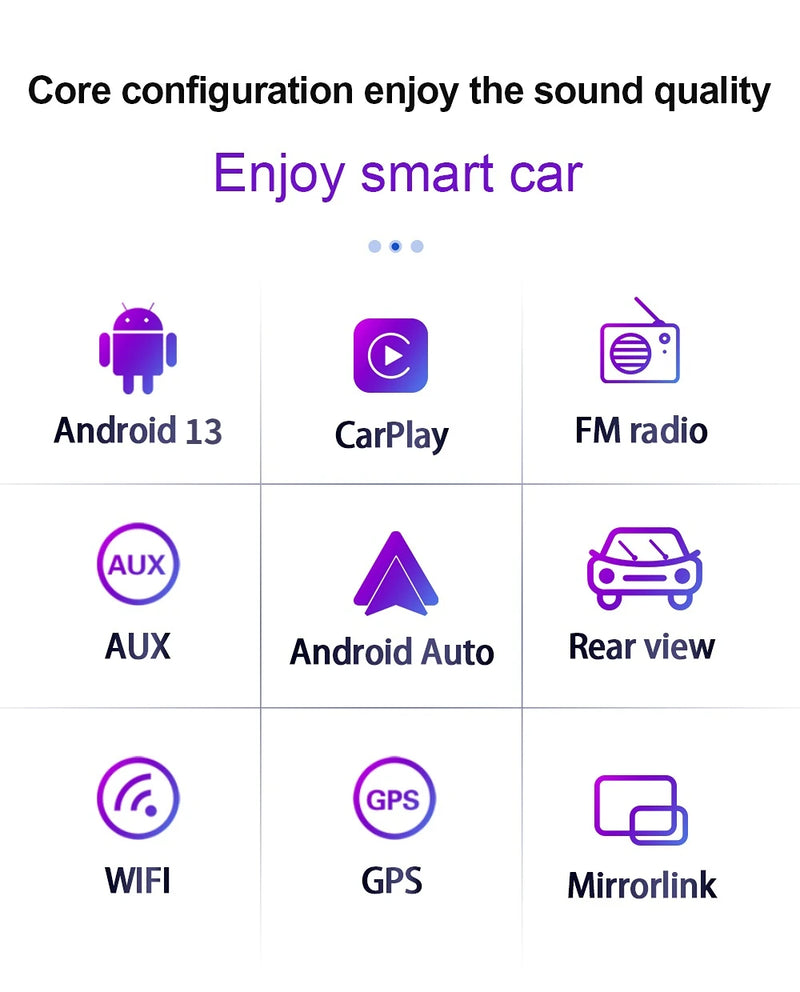 ACODO Android Car Player 7 polegadas 2 Din Multimídia Carplay Rádio Automático Com WiFi Bluetooth FM Navegação Autoradio Estéreo