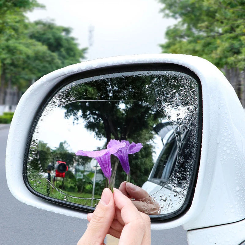 2 pçs chuva do carro espelho retrovisor filmes à prova dwaterproof água anti-nevoeiro espelho do carro capas de chuva janela anti-chuva protetor filme acessórios automóveis