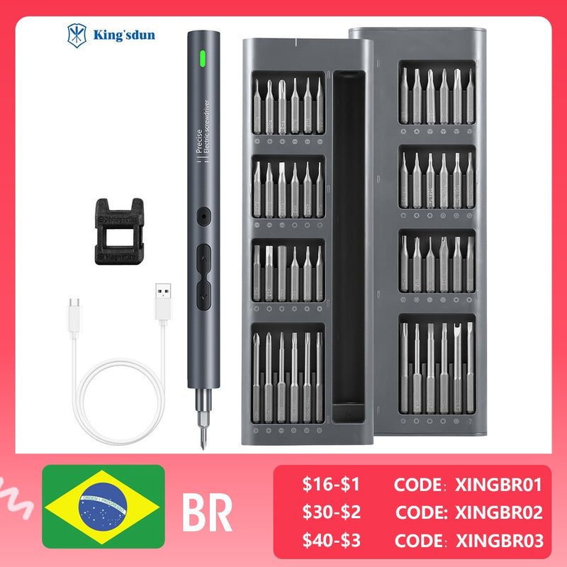 Chave de fenda elétrica 62/28/120 peças em 1 conjunto de chave de fenda chave de fenda elétrica de grande capacidade multiacessório ferramentas elétricas de precisão