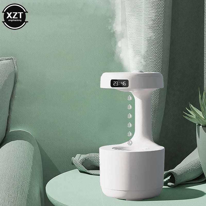 2023 novo umidificador de ar anti gravidade usb purificador de ar ultrassônico com luz 800ml spray de água suspenso perfume aromaterapia